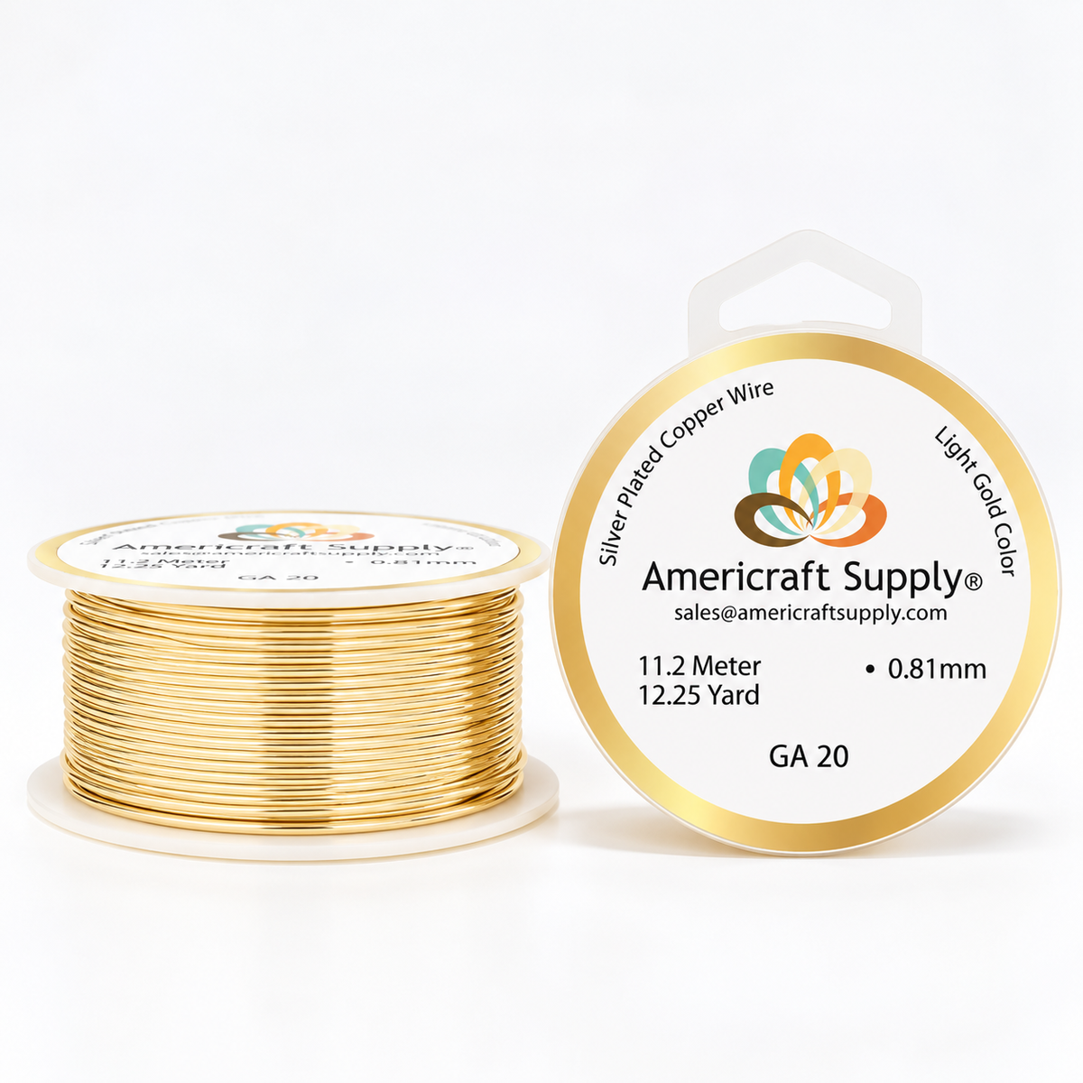 Alambre Americraft Supply Gold Calibre 20