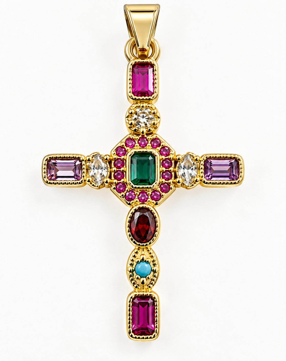 Cruz de Colores 18x30mm
